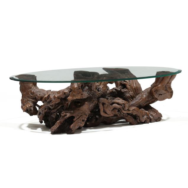 organic-rootwood-and-glass-coffee-table