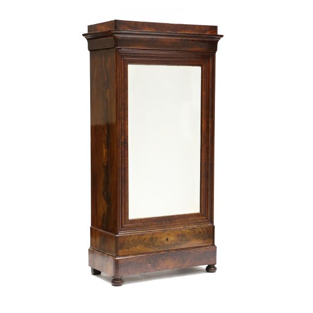 louis-philippe-mahogany-and-mirrored-armoire