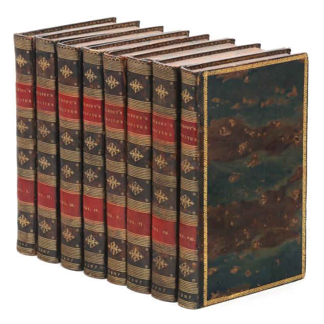 a-beautifully-bound-set-of-i-the-works-of-cornelius-tacitus-i-with-important-provenance