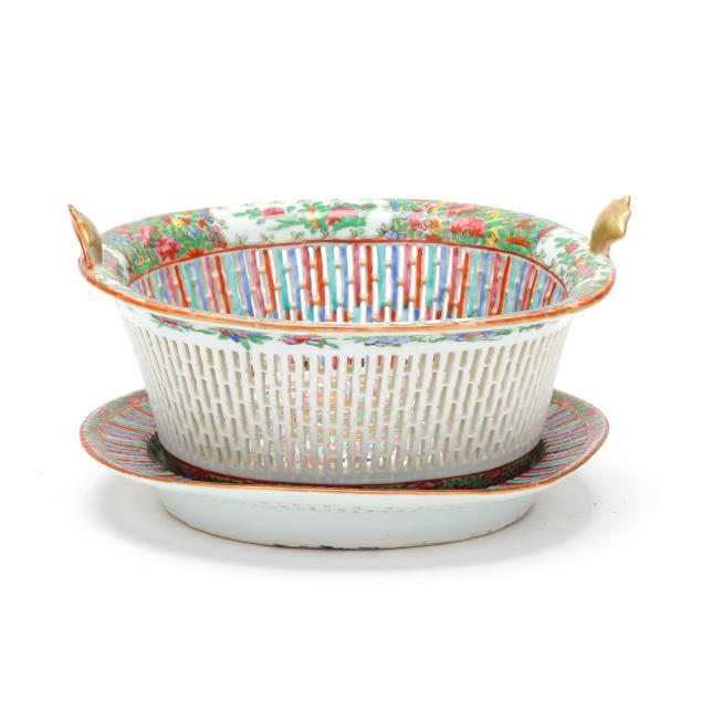 a-chinese-export-porcelain-rose-medallion-chestnut-basket-with-underplate