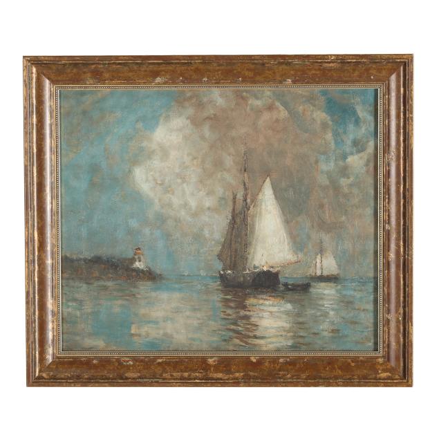carlton-theodore-chapman-american-1860-1925-maritime-scene-with-sailboat-and-lighthouse