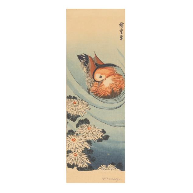 utagawa-hiroshige-japanese-1797-1858-i-mandarin-duck-and-chysanthemums-i