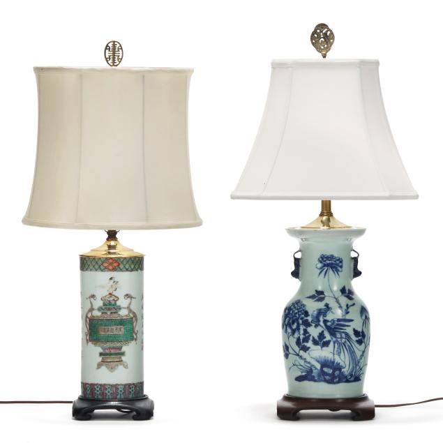 two-chinese-porcelain-vase-lamps