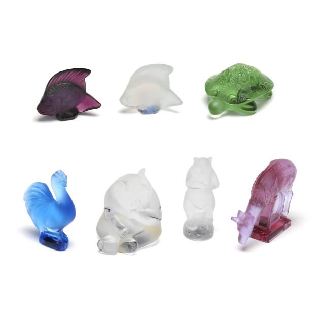 seven-small-lalique-crystal-animals