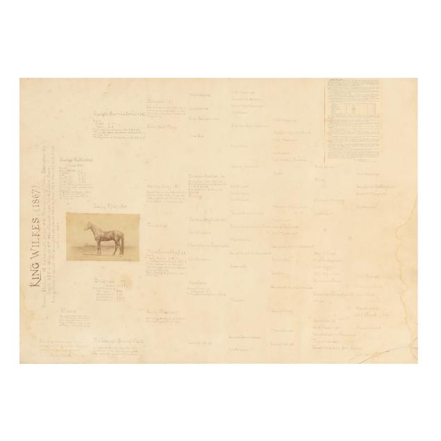 antique-framed-horse-pedigree-i-king-wilkes-i