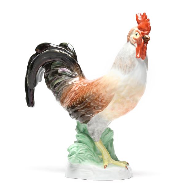 herend-i-henry-the-majestic-i-large-porcelain-rooster