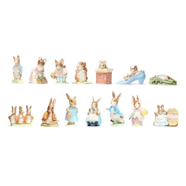 beswick-14-beatrix-potter-rabbit-and-mouse-porcelain-figurines