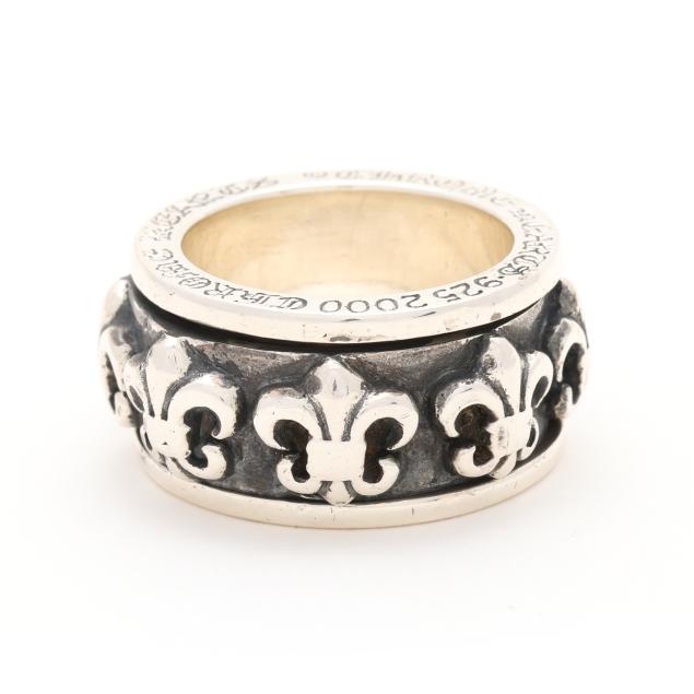 wide-sterling-silver-fleur-de-lis-motif-spinner-ring-chrome-hearts
