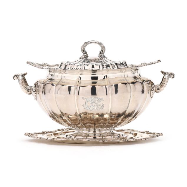 gorham-sterling-silver-soup-tureen-and-underplate