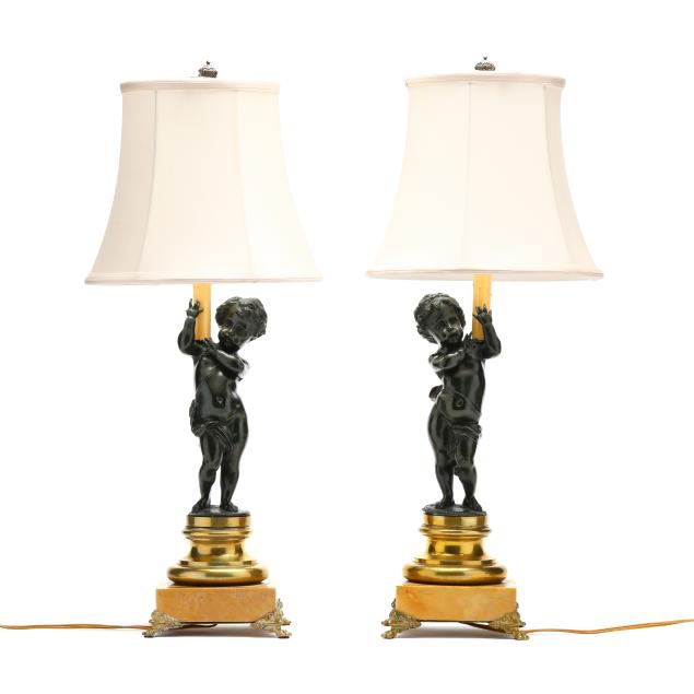 pair-of-french-patinated-bronze-and-ormolu-putti-table-lamps