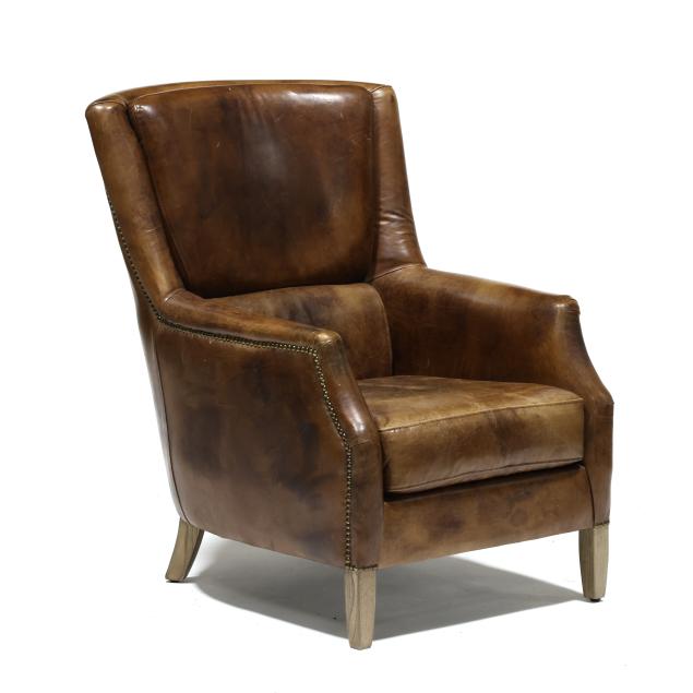 halo-creative-designs-leather-upholstered-library-chair