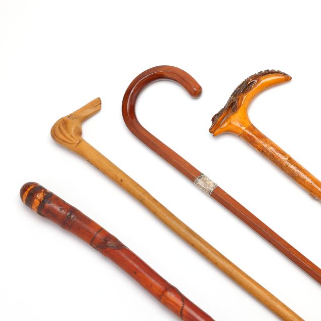collection-of-four-carved-canes