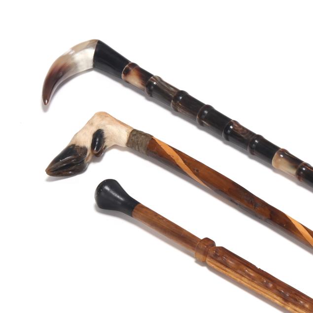 three-horn-mounted-walking-canes