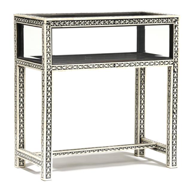 anglo-indian-style-bone-inlaid-vitrine-console-table
