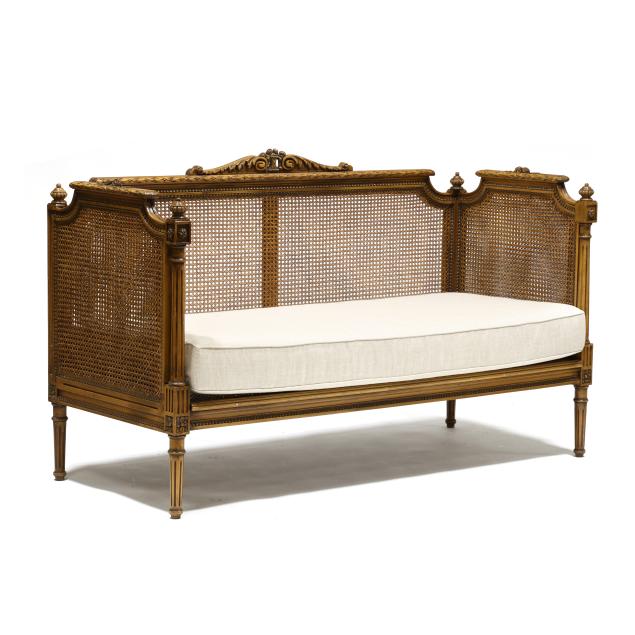 louis-xvi-style-fruit-wood-and-cane-daybed