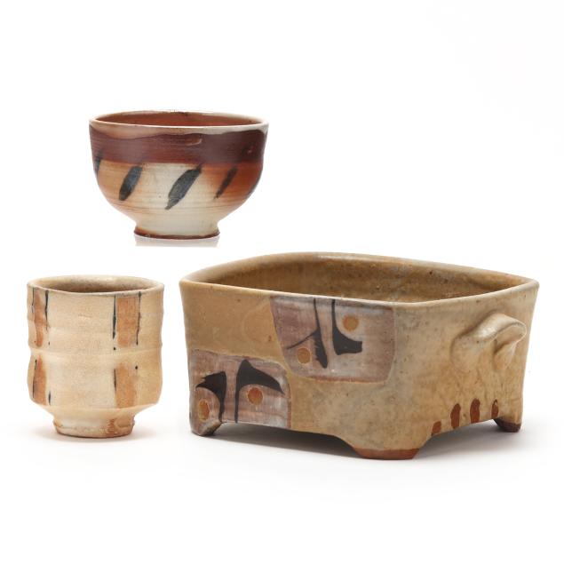 three-pieces-of-abstract-studio-pottery