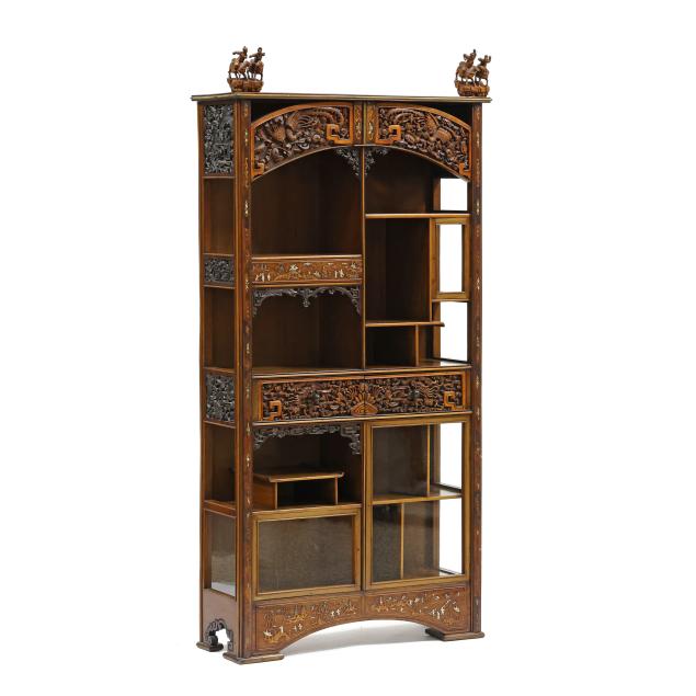 a-very-fine-chinese-carved-wood-and-inlay-display-curio-cabinet