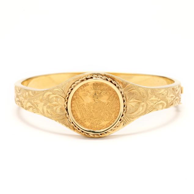 gold-coin-bangle-bracelet