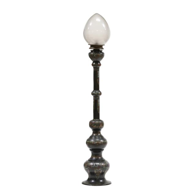 a-chinese-champleve-enameled-bronze-floor-lamp-with-historic-bulb-light