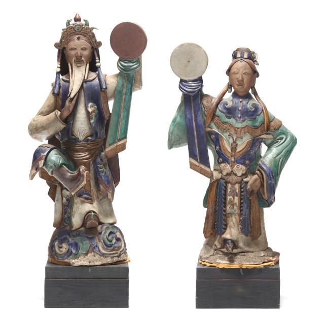 a-pair-of-large-chinese-sculptures-of-the-goddess-of-the-moon-and-god-of-the-sun