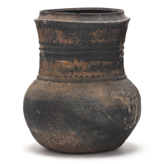a-korean-stoneware-jar-with-wave-decoration