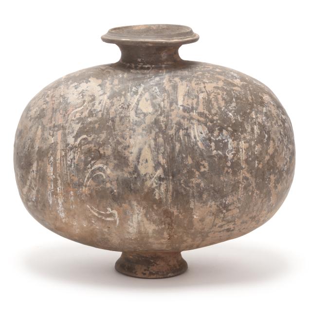 a-large-chinese-pottery-painted-cocoon-jar