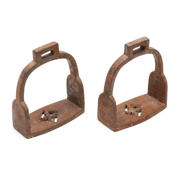 a-pair-of-chinese-iron-stirrups-with-wan-symbols