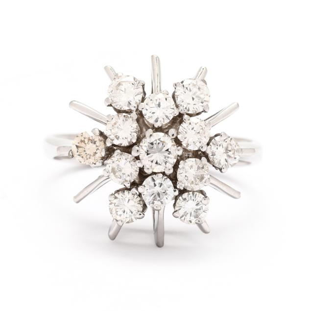 vintage-white-gold-and-diamond-cluster-ring