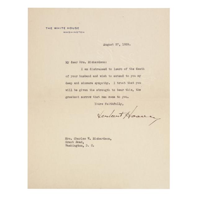herbert-hoover-typed-letter-signed