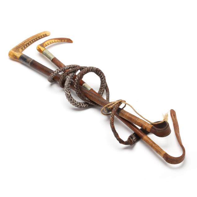 pair-of-vintage-english-silver-and-antler-mounted-riding-crops