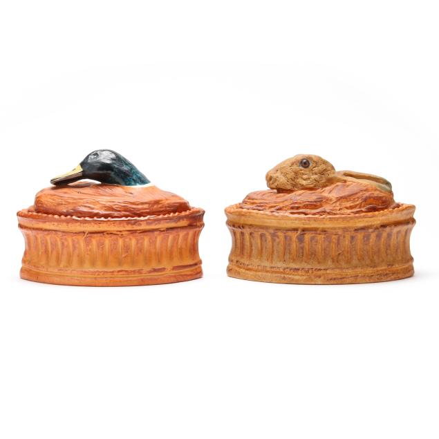 pillivuyt-et-cie-two-trompe-l-oeil-porcelain-lidded-game-tureens