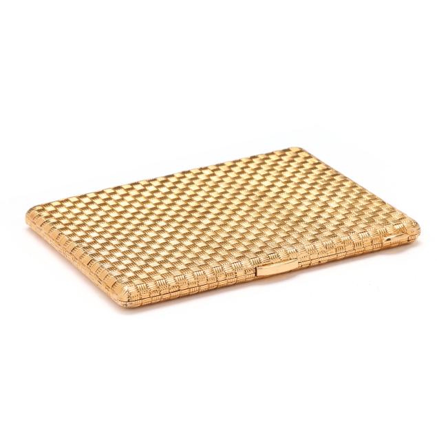 vintage-woven-gold-card-case-italy