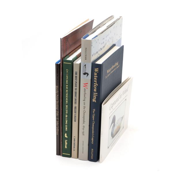 a-group-of-seven-books-by-c-john-sullivan-all-signed