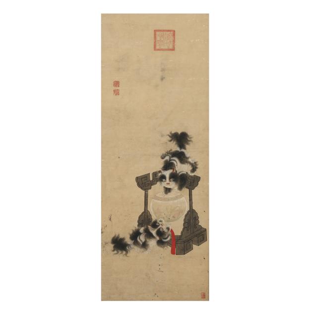 a-chinese-paintings-of-cats-and-goldfish