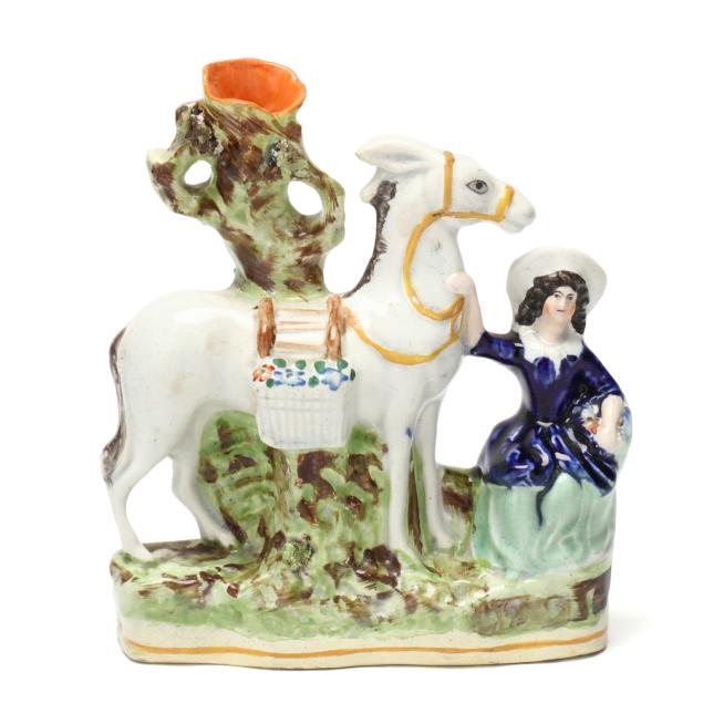 rare-antique-staffordshire-spill-vase-of-woman-and-donkey