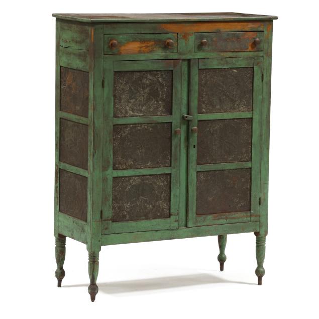 virginia-painted-punched-tin-pie-safe