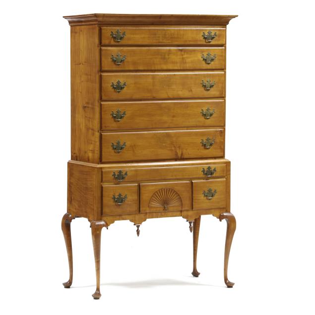 massachusetts-queen-anne-maple-highboy