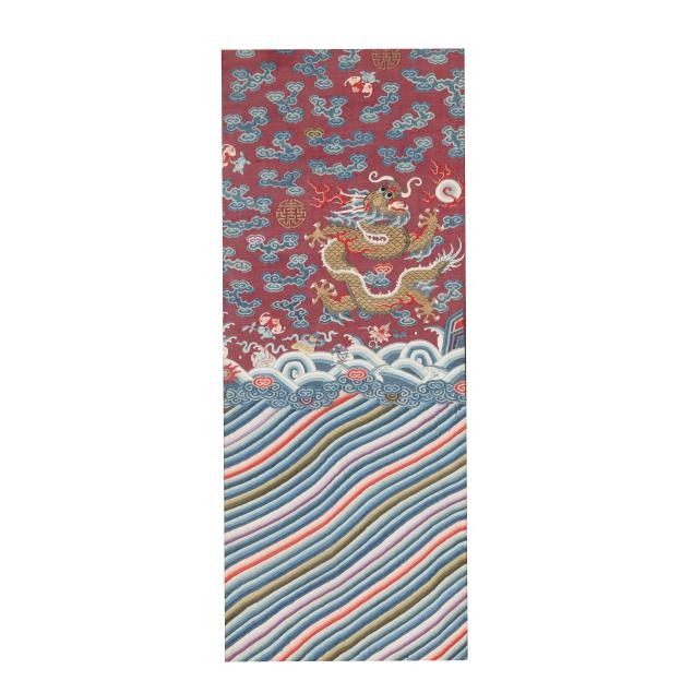 a-chinese-silk-kesi-red-ground-dragon-robe-panel