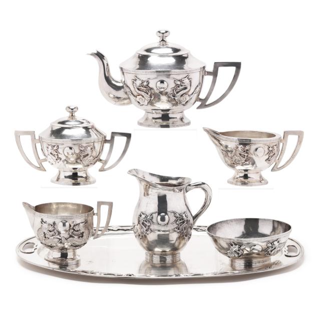 chinese-export-silver-i-dragon-chasing-pearl-i-tea-service