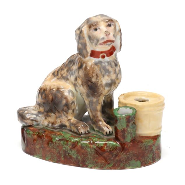 staffordshire-inkwell-with-spaniel-and-barrel