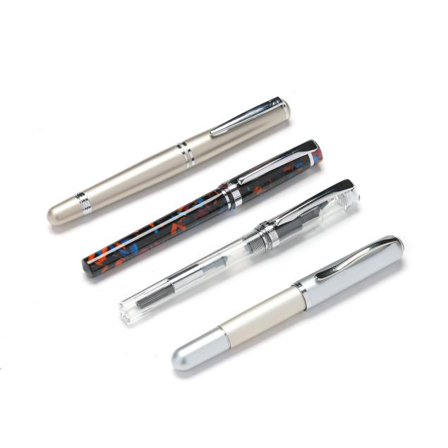 four-german-fountain-pens-with-boxes