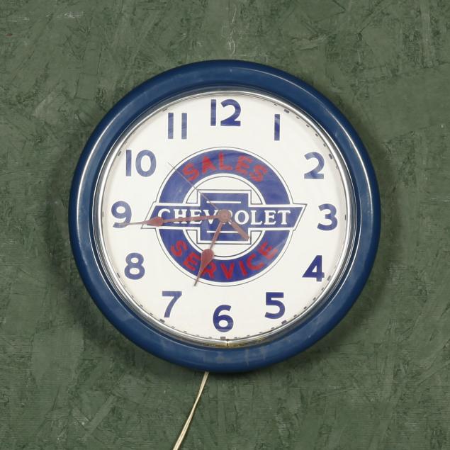 chevrolet-sales-and-service-neon-clock