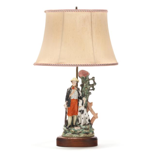 staffordshire-spill-vase-table-lamp-with-hunter-and-dog