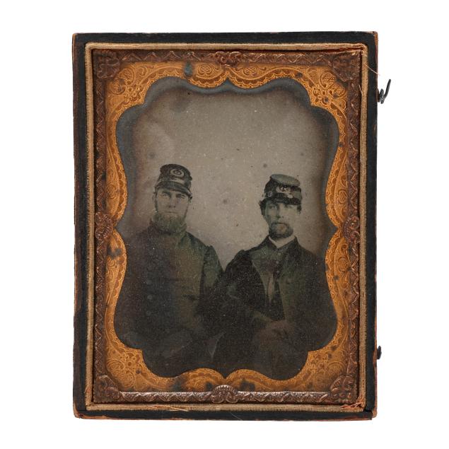 quarter-plate-civil-war-ruby-ambrotype-of-two-union-surgeons
