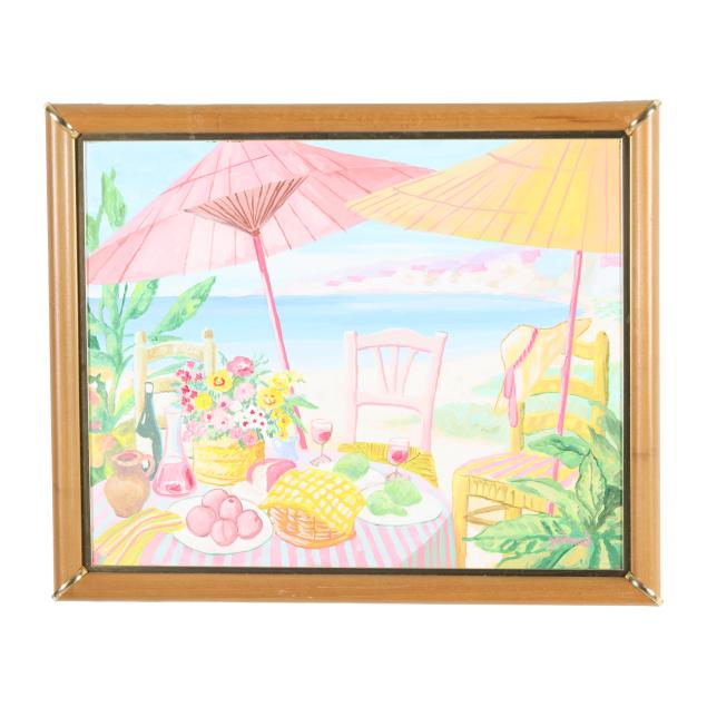 william-grimaud-scottish-b-1942-lunch-on-the-beach