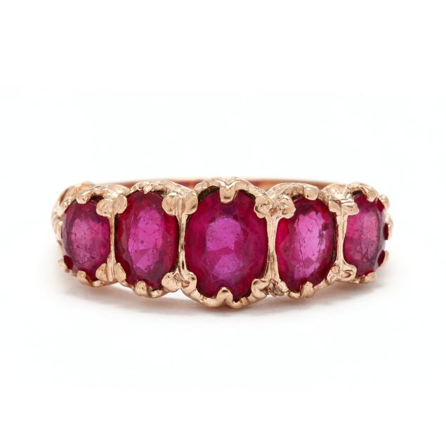 antique-gold-and-ruby-band-england