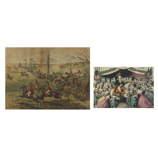 two-framed-antique-equestrian-prints