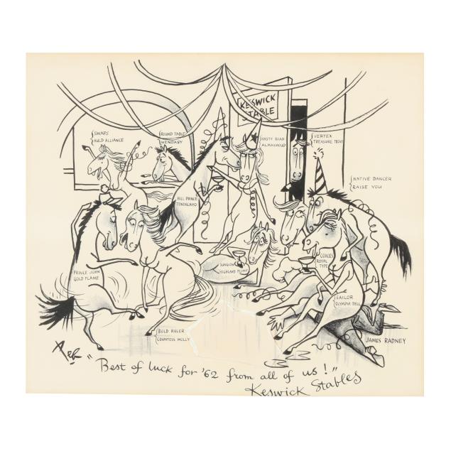 framed-i-keswick-stables-i-cartoon