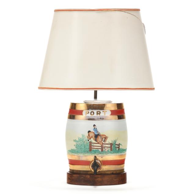 equestrian-theme-porcelain-spirit-barrel-table-lamp