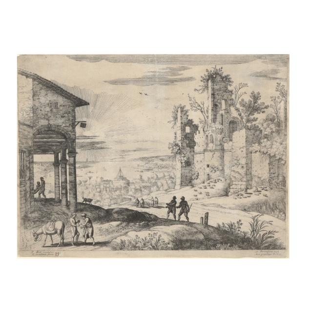 willem-van-nieulandt-ii-dutch-1584-c-1635-i-landscape-with-the-good-samaritan-at-the-inn-i